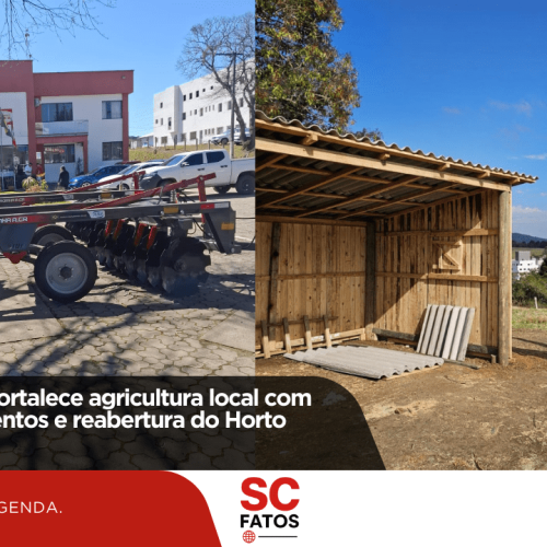 Bocaina do Sul fortalece agricultura local com novos equipamentos e reabertura do Horto Municipal!