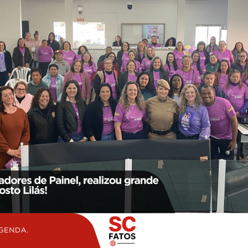 Câmara de Vereadores de Painel, realizou grande agente sobre agosto Lilás!