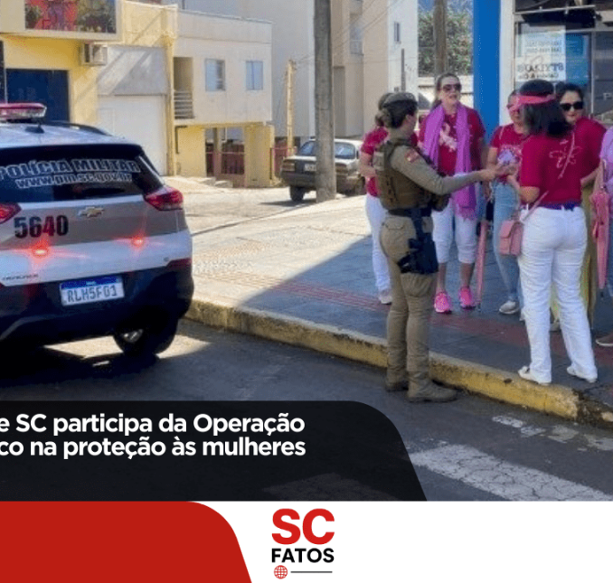 Polícia Militar de SC participa da Operação Shamar com foco na proteção às mulheres!