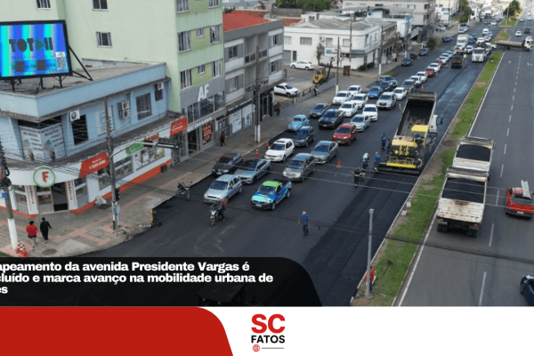 Recapeamento da avenida Presidente Vargas é concluído e marca avanço na mobilidade urbana de Lages