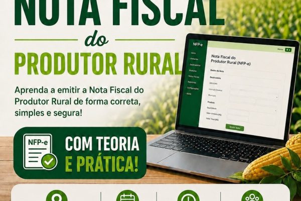 Capão Alto abre inscrições para curso gratuito sobre emissão da Nota Fiscal do Produtor Rural