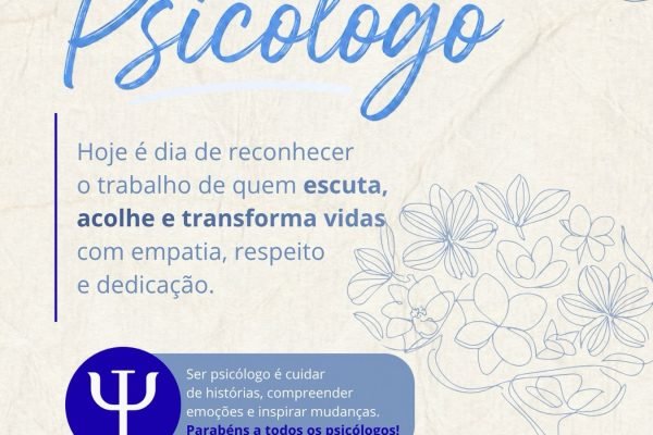 27 de agosto | Dia do Psicólogo