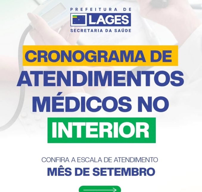 Saúde de Lages amplia atendimento médico e leva serviços a comunidades do interior em setembro