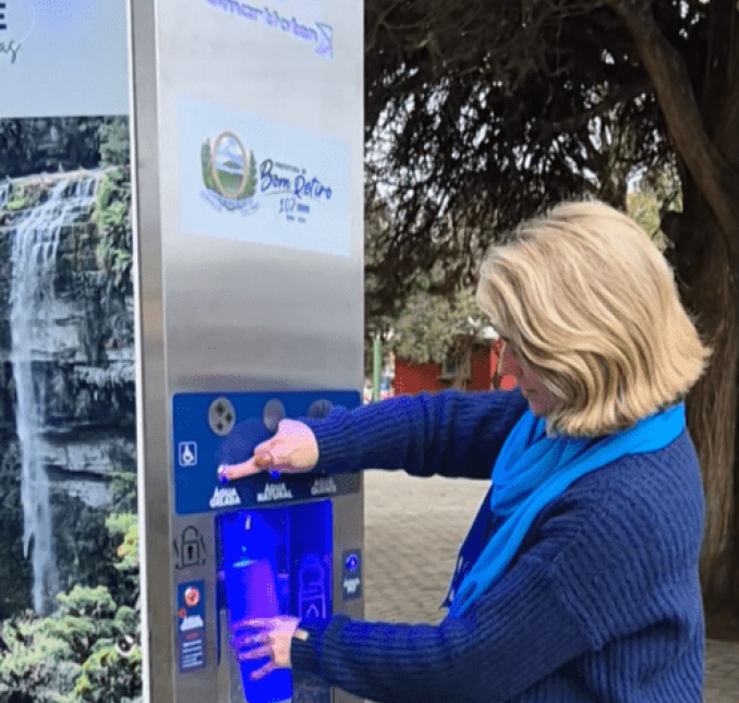 Prefeitura de Bom Retiro inaugura novo sistema de hidratação e chimarródromo no Jardim Hercílio Luz!