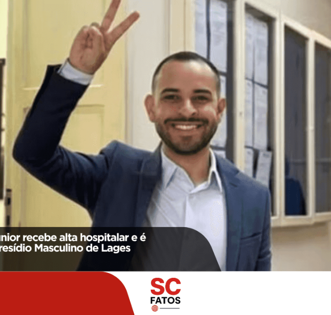Vice-prefeito Jair Júnior recebe alta hospitalar e é transferido para o Presídio Masculino de Lages