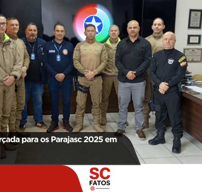 Segurança reforçada para os Parajasc 2025 em Lages!