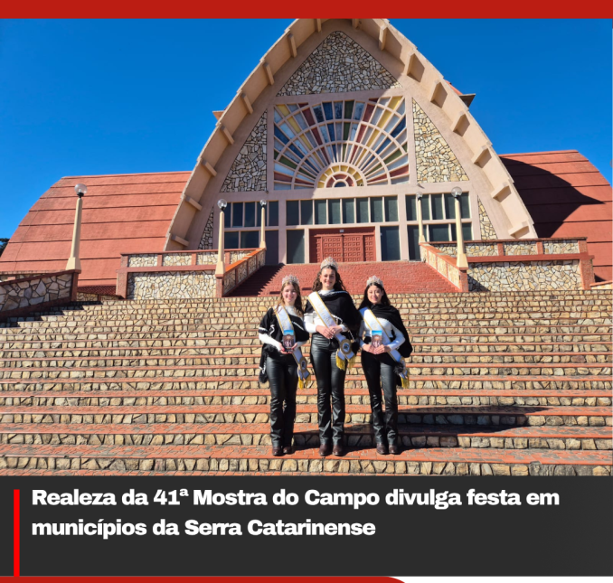 Realeza da 41ª Mostra do Campo percorre municípios da AMURES para divulgar festa