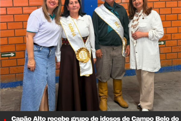 Capão Alto recebe grupo de idosos de Campo Belo do Sul em encontro de integração