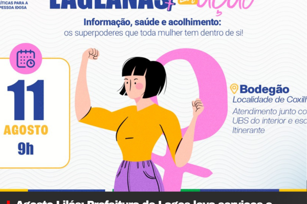 Agosto Lilás: Prefeitura de Lages leva serviços e acolhimento às mulheres da área rural com o programa “Lageanas em Ação”