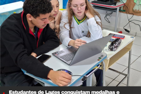 Estudantes de Lages conquistam medalhas e vencem competição de inovação em SC