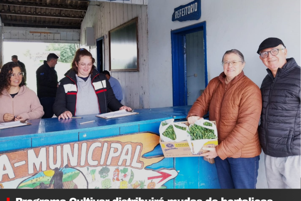 Programa Cultivar distribuirá mudas de hortaliças nesta quinta-feira em Lages