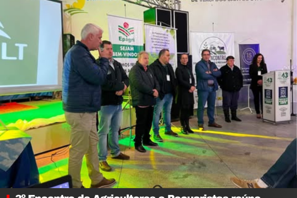 3º Encontro de Agricultores e Pecuaristas reúne produtores e profissionais do setor em Otacílio Costa