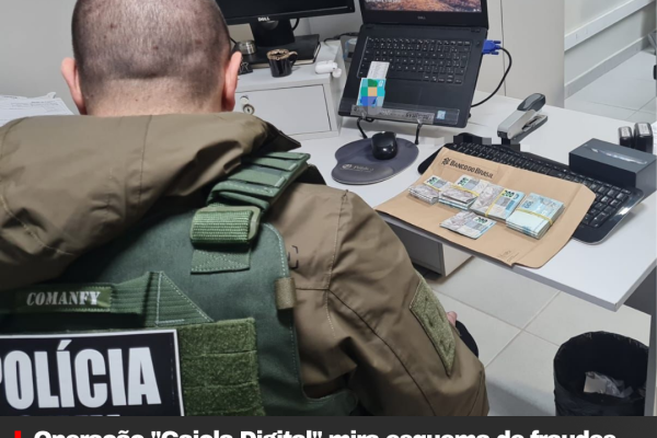 Operação “Gaiola Digital” mira esquema de fraudes em licitações e cumpre mandados em Lages e outras cidades de SC