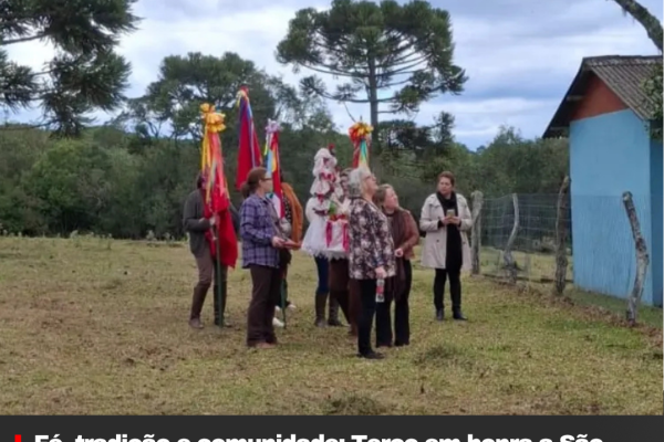 Fé, tradição e comunidade: Terço em honra a São Bom Jesus reúne família em Capão Alto