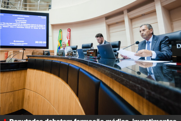 Deputados debatem formação médica, investimentos na saúde e fiscalização dos recursos públicos na Alesc