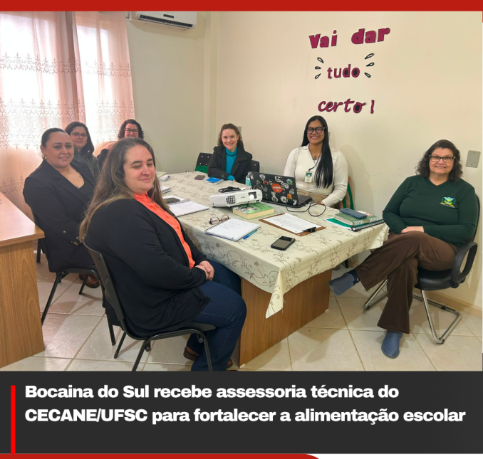 Bocaina do Sul recebe assessoria técnica do CECANE/UFSC para fortalecer a alimentação escolar