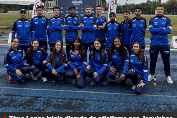 Time Lages inicia disputa do atletismo nos Joguinhos Abertos de Santa Catarina