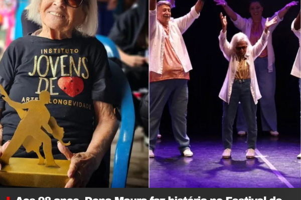 Aos 98 anos, Dona Maura faz história no Festival de Dança de Joinville