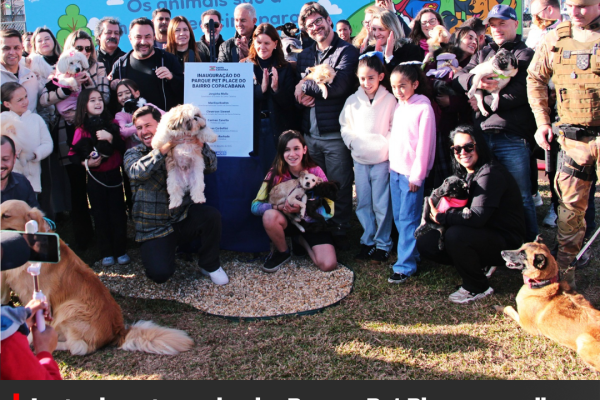 Lages inaugura primeiro Parque Pet Place e amplia ações de bem-estar animal
