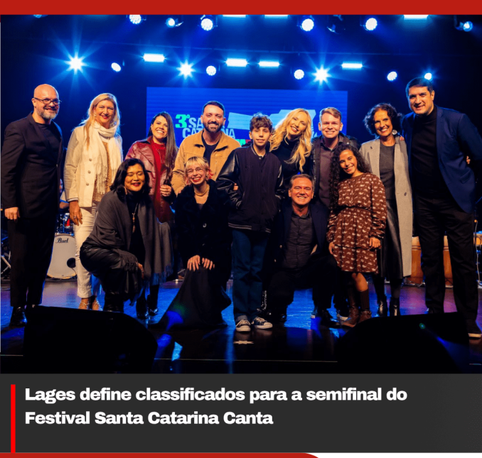 Lages define classificados para a semifinal do Festival Santa Catarina Canta