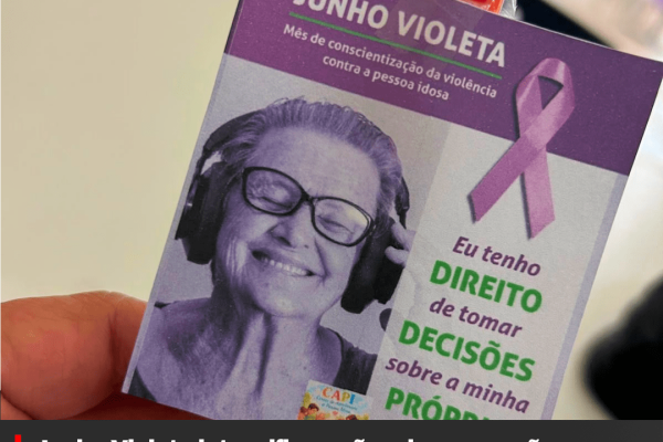 Junho Violeta intensifica ações de prevenção e valorização da pessoa idosa em Lages