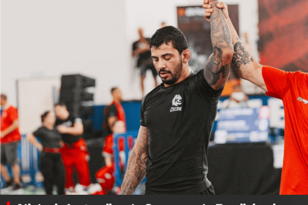 Atleta de Lages disputa Campeonato Brasileiro de Jiu-Jítsu Sem Kimono pela primeira vez na faixa preta