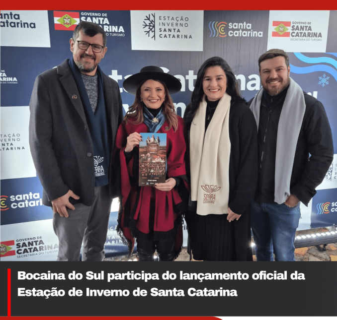 Bocaina do Sul participa do lançamento oficial da Estação de Inverno de Santa Catarina