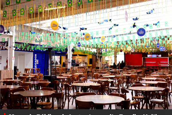 Mercado Público de Lages transmite Brasil x Haiti nesta sexta-feira e convida torcedores para noite de festa