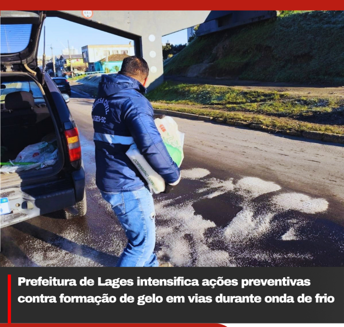 A Prefeitura de Lages, por meio da Coordenação Municipal de Proteção e Defesa Civil