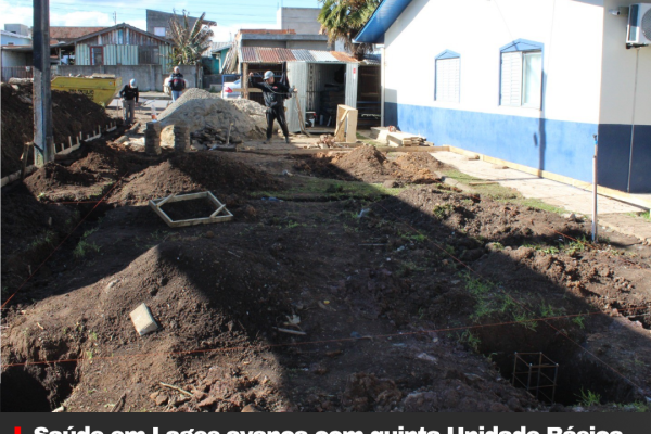 Saúde em Lages avança com quinta Unidade Básica de Saúde em obras