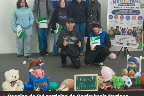 Bocaina do Sul participa da Conferência Regionalizada dos Direitos da Criança e do Adolescente em Lages