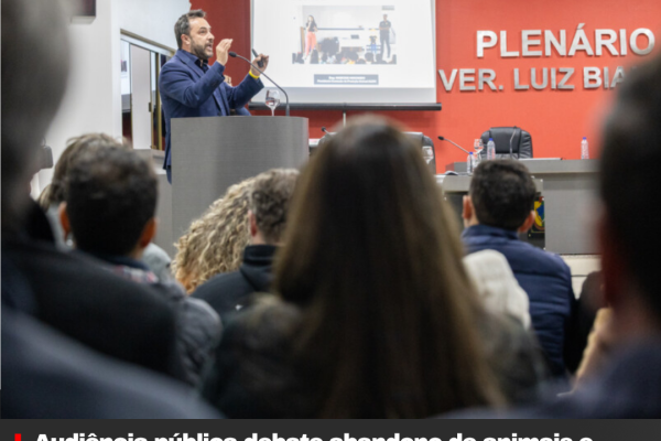 Audiência pública debate abandono de animais e reforça necessidade de políticas públicas em Santa Catarina
