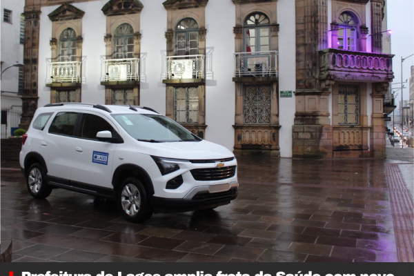 Prefeitura de Lages amplia frota da Saúde com novo veículo para transporte de pacientes
