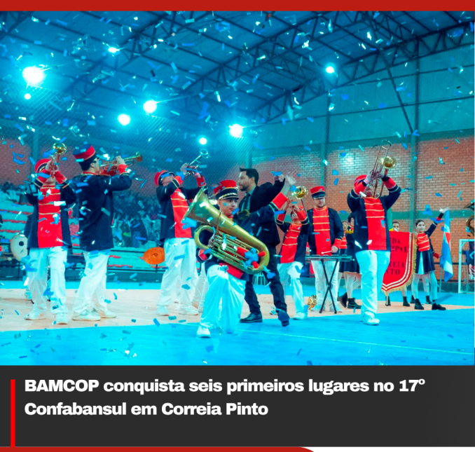 BAMCOP conquista seis primeiros lugares no 17º Confabansul em Correia Pinto