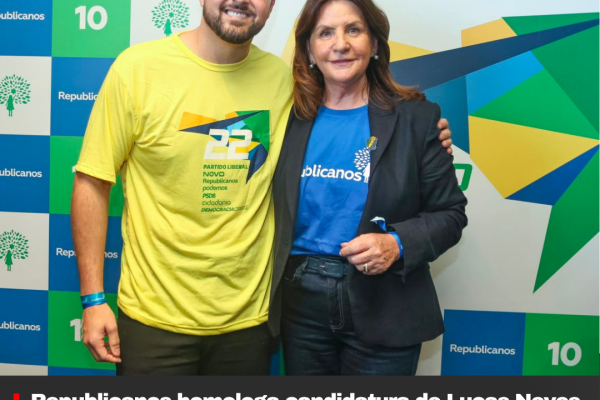 Republicanos homologa candidatura de Lucas Neves à reeleição para deputado estadual