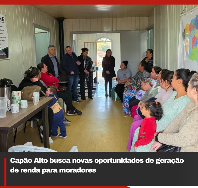 Capão Alto busca novas oportunidades de geração de renda para moradores