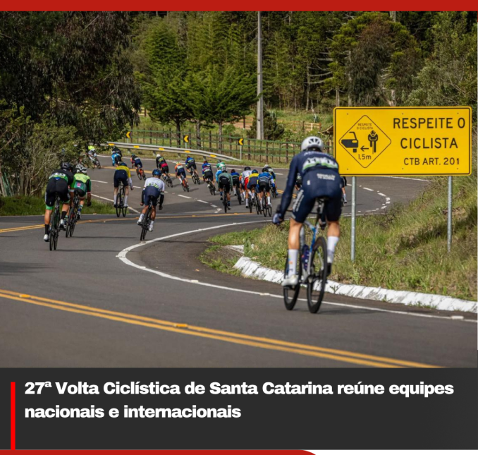 27ª Volta Ciclística de Santa Catarina reúne equipes nacionais e internacionais
