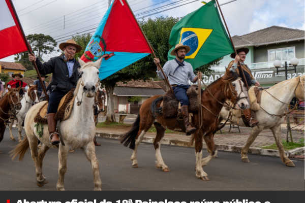 Abertura oficial da 18ª Painelaço reúne público e autoridades na celebração dos 32 anos de Painel