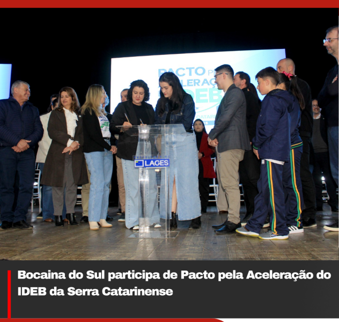 Bocaina do Sul participa de Pacto pela Aceleração do IDEB da Serra Catarinense