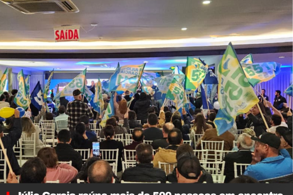 Júlio Garcia reúne mais de 500 pessoas em encontro com lideranças em Lages
