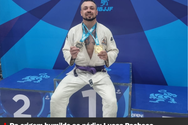 Da origem humilde ao pódio: Lucas Pacheco conquista o Floripa Open e mostra a força da disciplina no Jiu-Jitsu