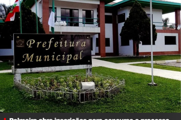 Palmeira abre inscrições para concurso e processo seletivo na Educação
