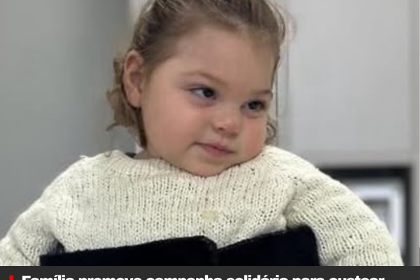 Família promove campanha solidária para custear tratamento de neuroregeneração da pequena Rebeca