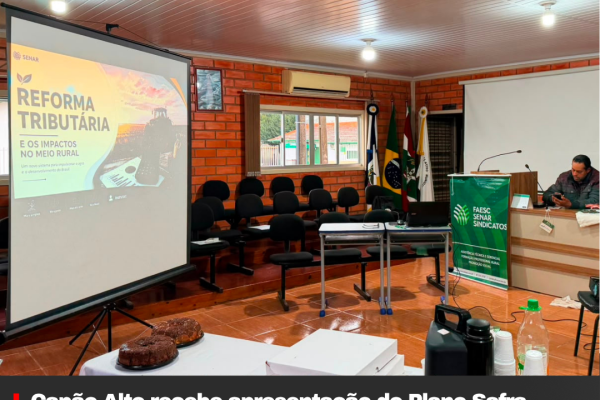 Capão Alto recebe apresentação do Plano Safra 2026/2027