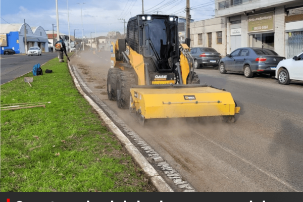 Cronograma de zeladoria urbana avança por bairros e principais vias de Lages