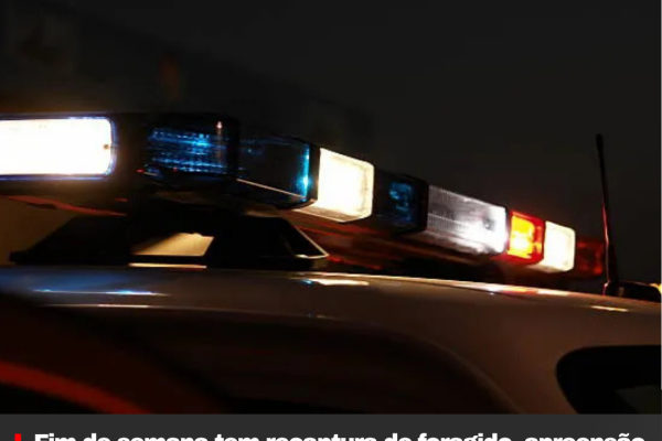 Fim de semana tem recaptura de foragido, apreensão de arma e acidente fatal na Serra