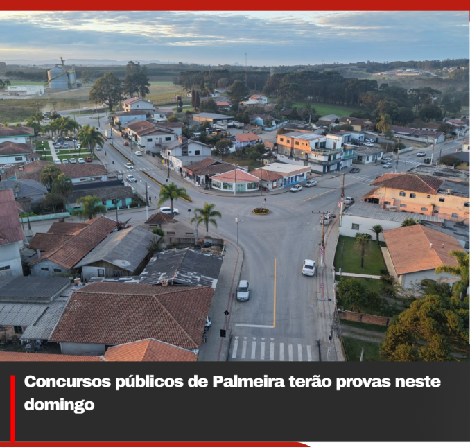 Concursos públicos de Palmeira terão provas neste domingo