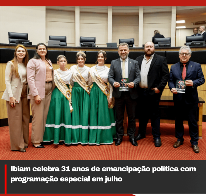 Ibiam celebra 31 anos de emancipação política com programação especial em julho