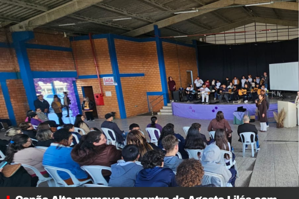 Capão Alto promove encontro do Agosto Lilás com palestra voltada às mulheres