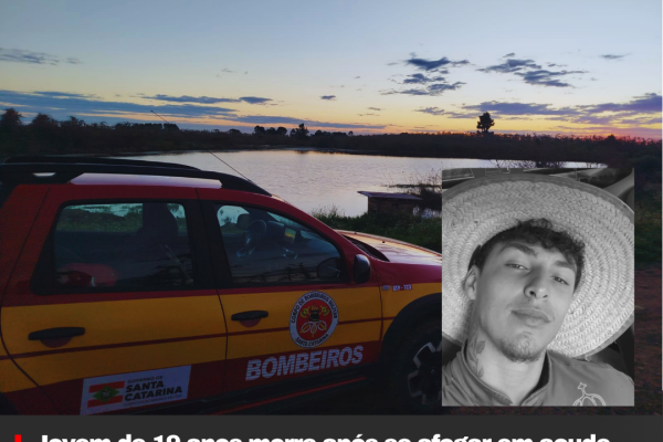Jovem de 19 anos morre após se afogar em açude em São Joaquim